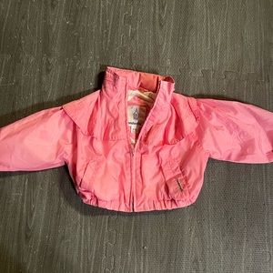Vintage pink London for windbreaker